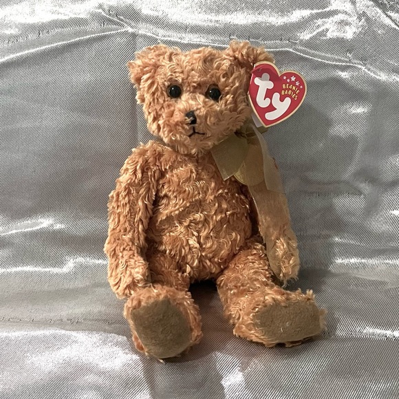 TY 100th Anniversary Teddy The Bear with Gold Commemmerative Coin. - Picture 1 of 3